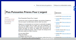 Desktop Screenshot of prieres-chance-guerison.tarot-numerologie.com